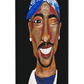 "I Aint Mad At Ya" 2Pac Portrait Canvas Art