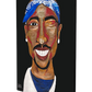 "I Aint Mad At Ya" 2Pac Portrait Canvas Art