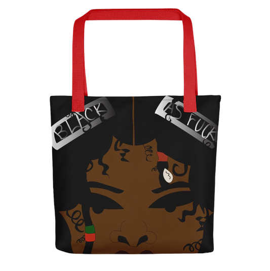 "Black AF" Tote bag