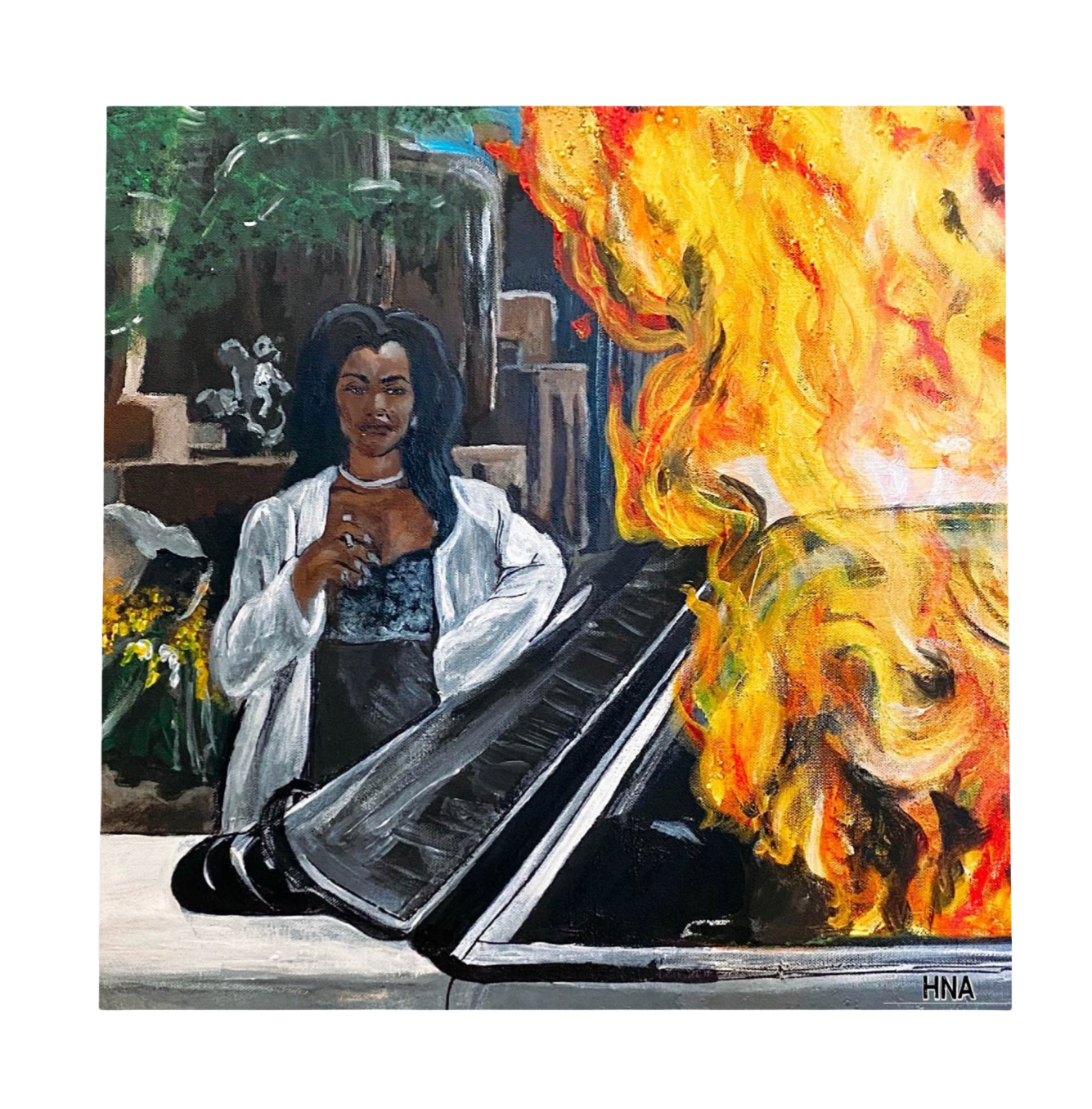 "Waiting To Exhale" Canvas Art