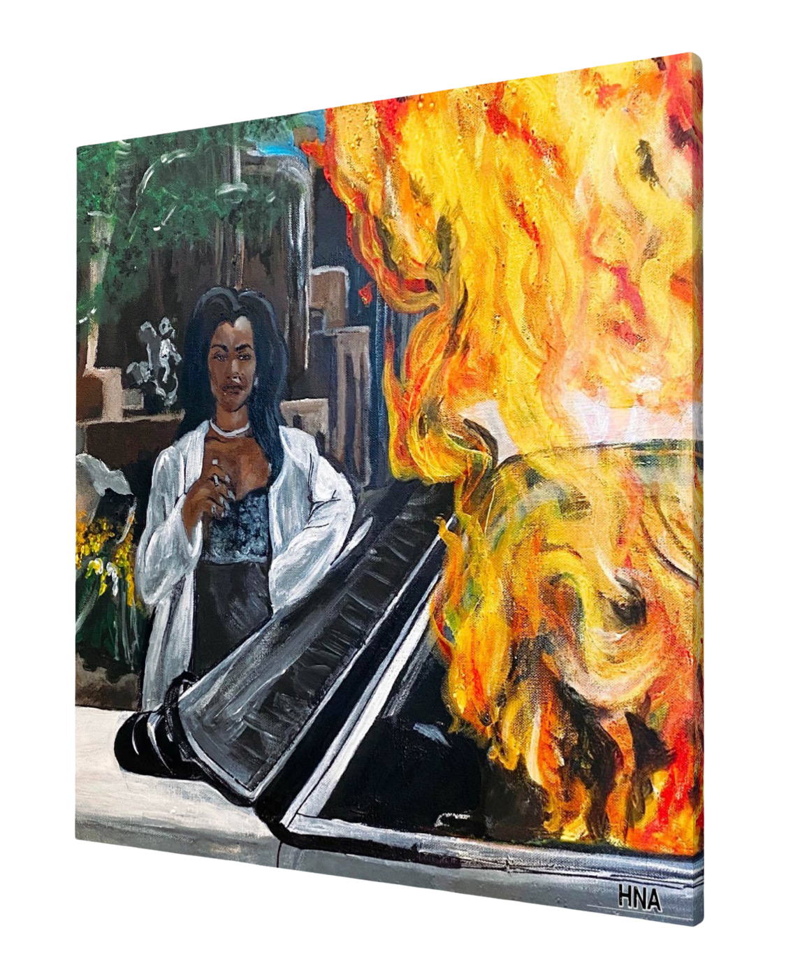 "Waiting To Exhale" Canvas Art