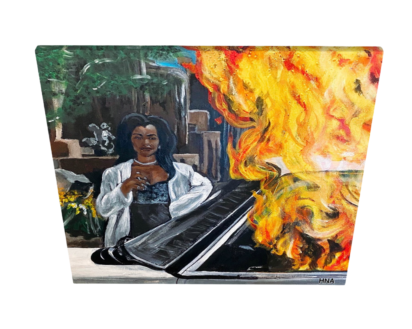 "Waiting To Exhale" Canvas Art