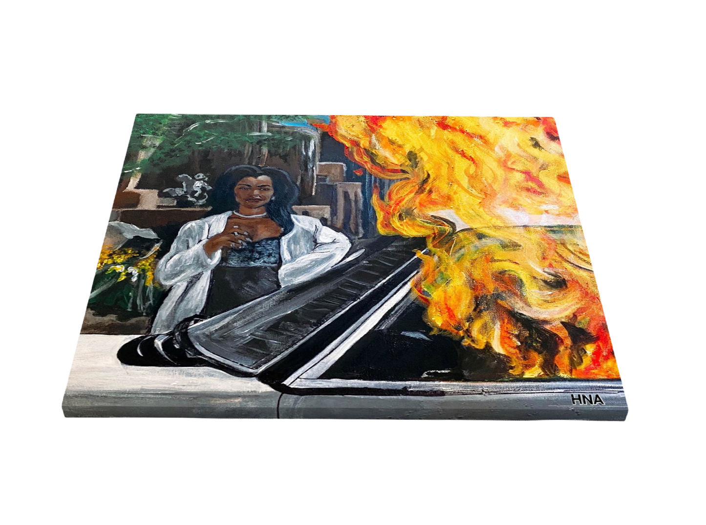 "Waiting To Exhale" Canvas Art