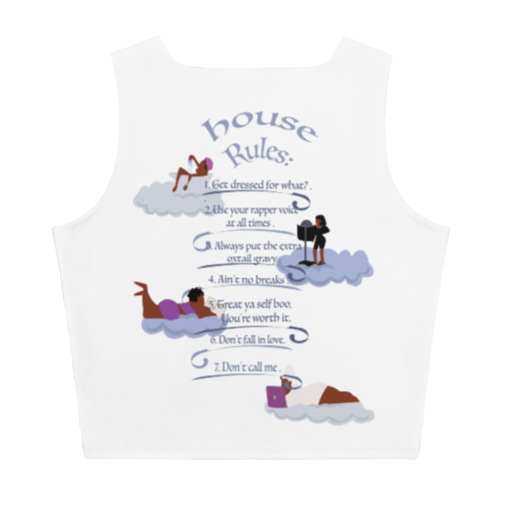 Classic "House Rules" Crop Top