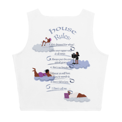 Classic "House Rules" Crop Top