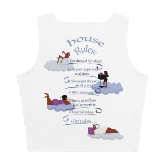 Classic "House Rules" Crop Top