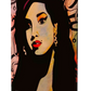"Amy Winehouse Portrait" Canvas Art