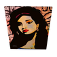 "Amy Winehouse Portrait" Canvas Art