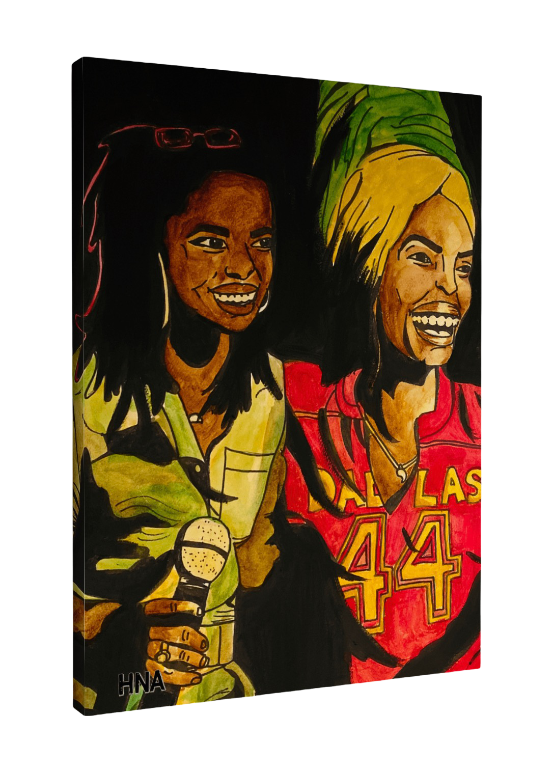 "Lauryn & Erykah" Canvas Art