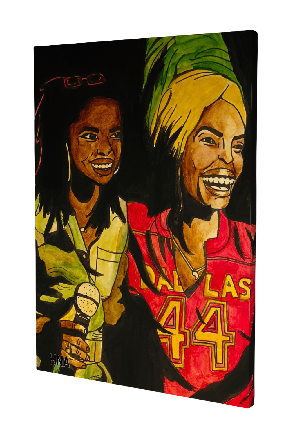 "Lauryn & Erykah" Canvas Art