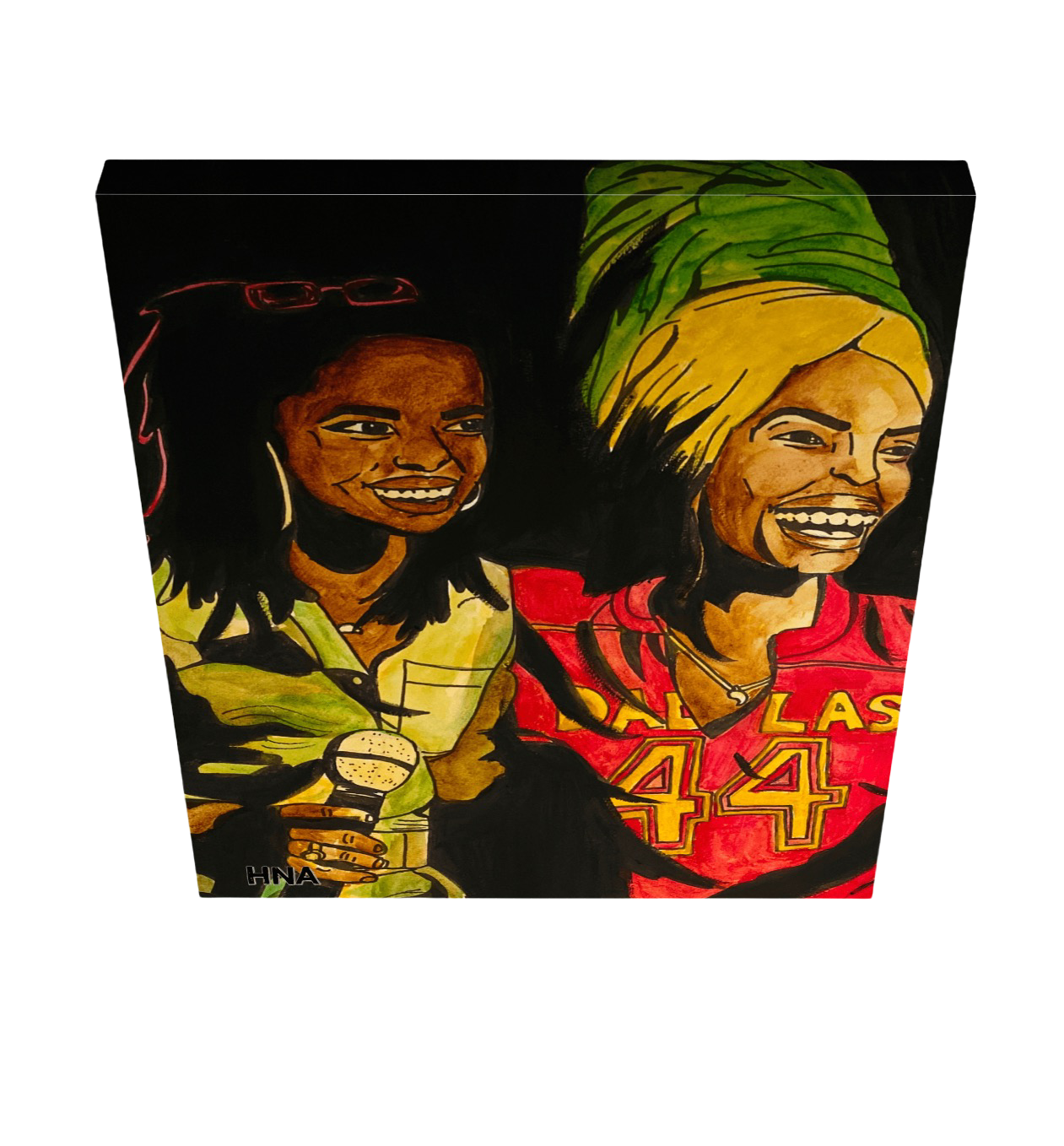 "Lauryn & Erykah" Canvas Art