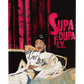 "Supa Dupa Fly Abstract Watercolor" Canvas Art