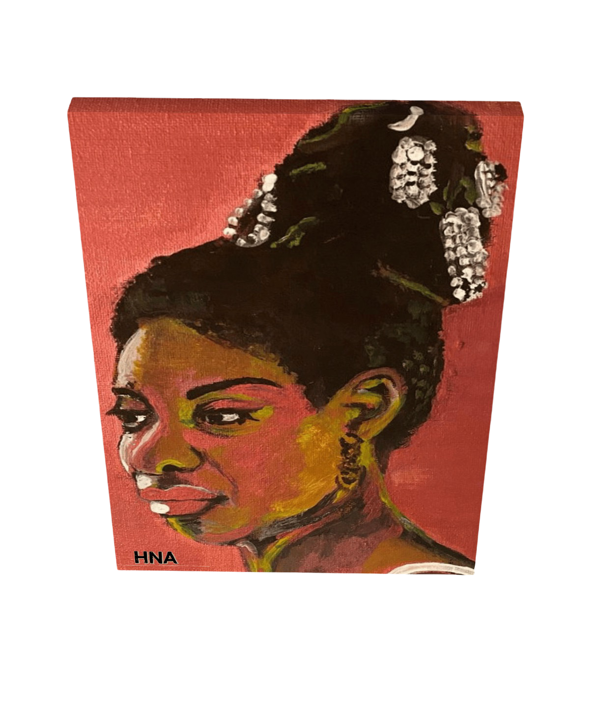 "Nina Simone Portrait" Canvas Art