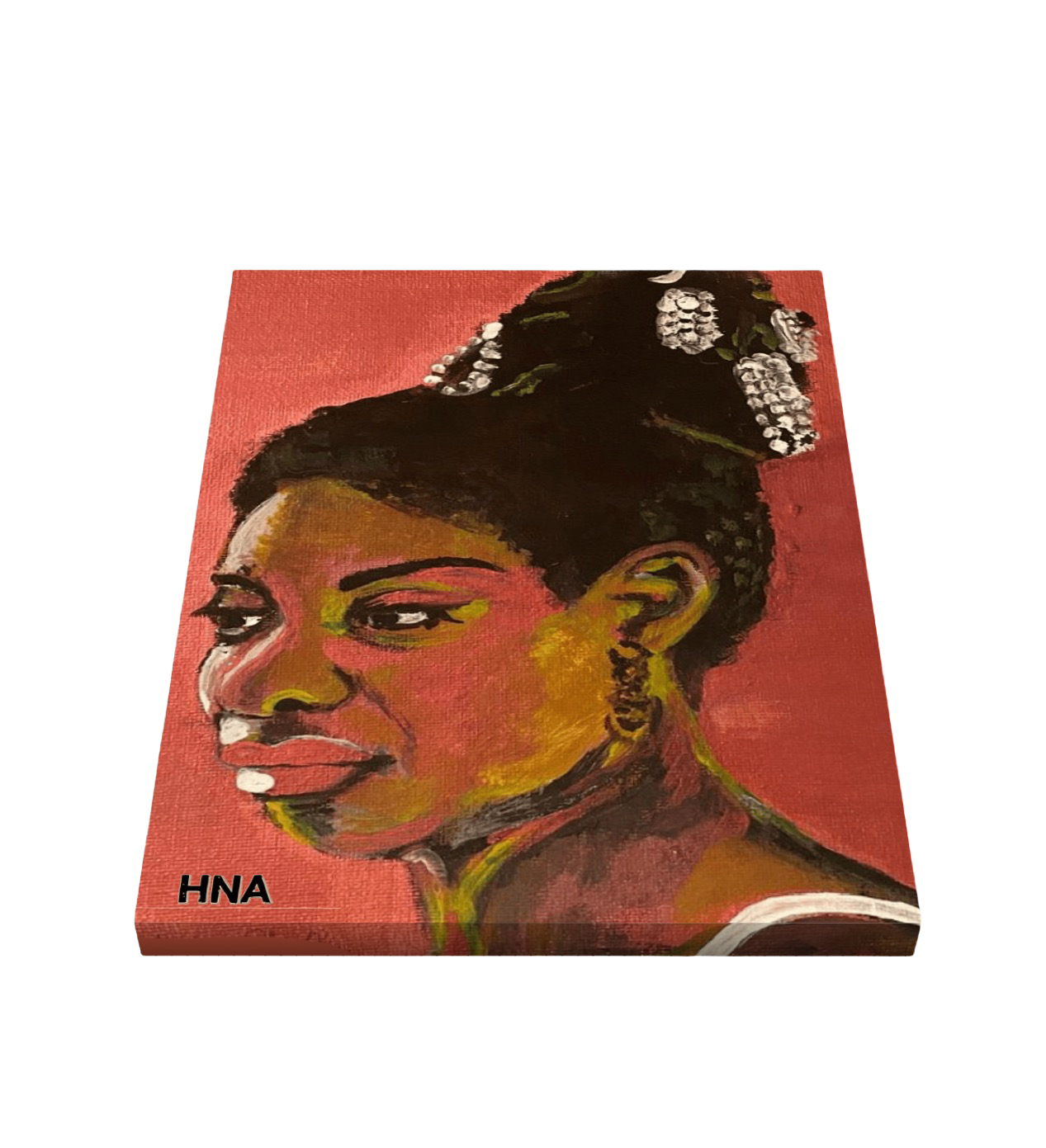 "Nina Simone Portrait" Canvas Art