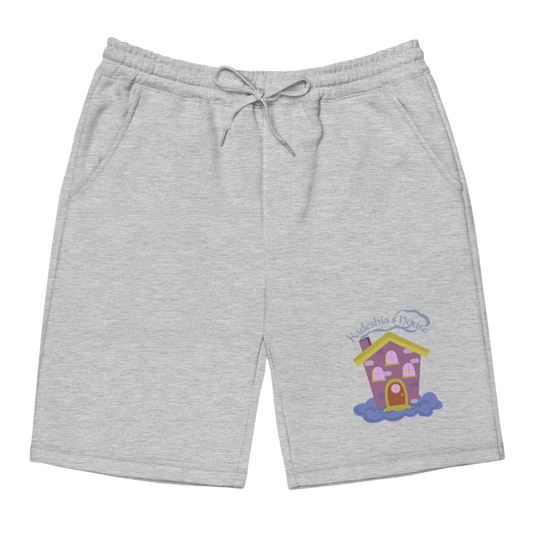 Classic Cozy "House Rules" Statement fleece shorts