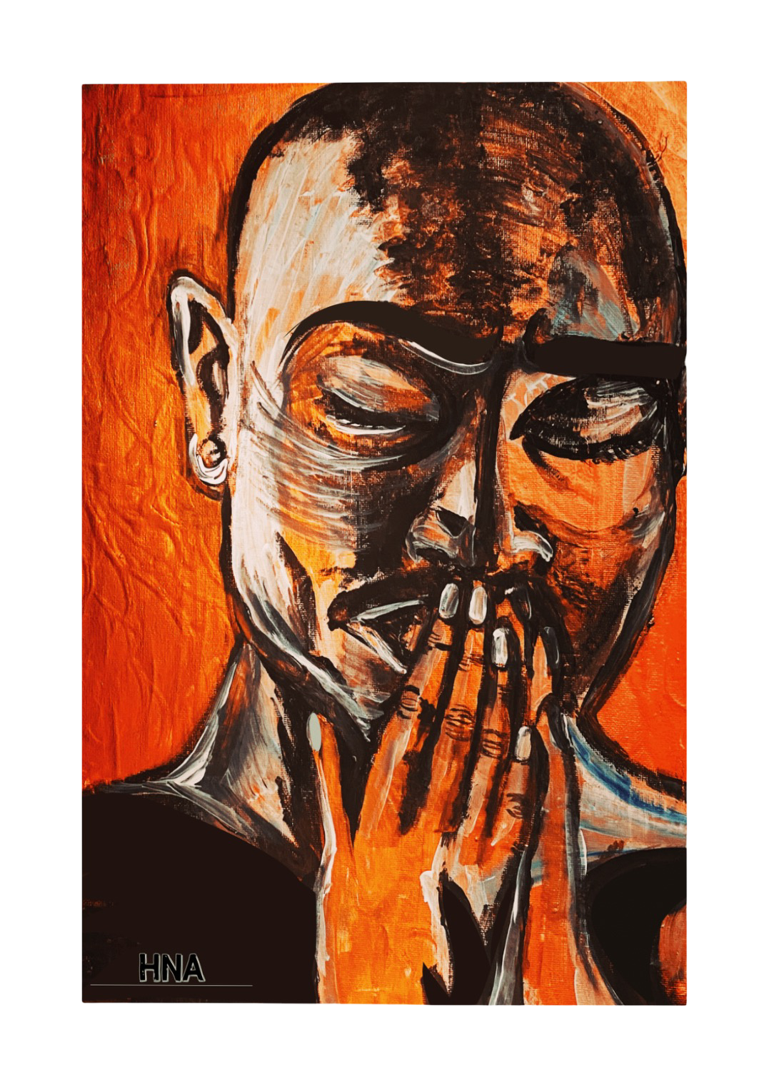 "Pac's Prayer" Canvas Art