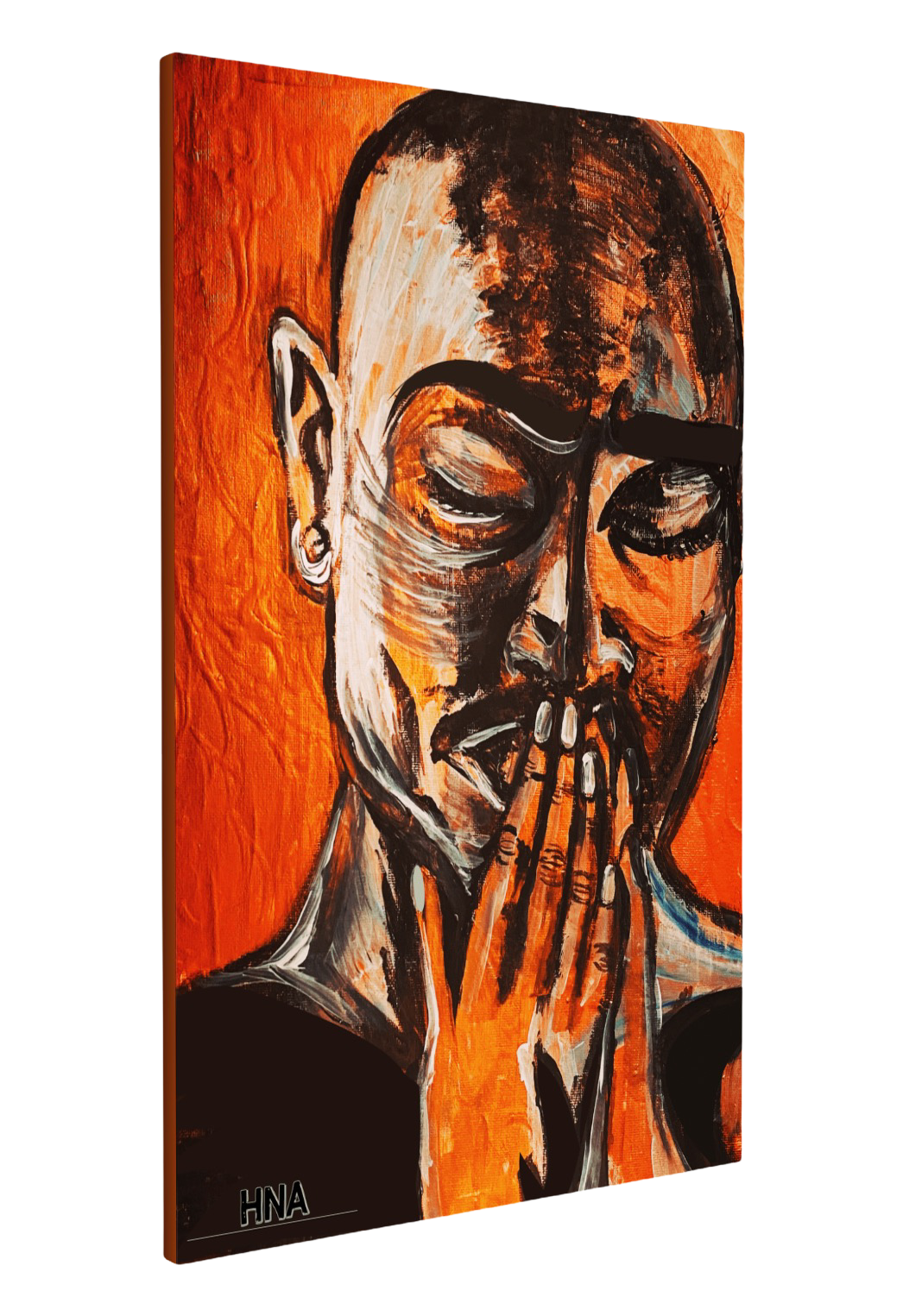 "Pac's Prayer" Canvas Art