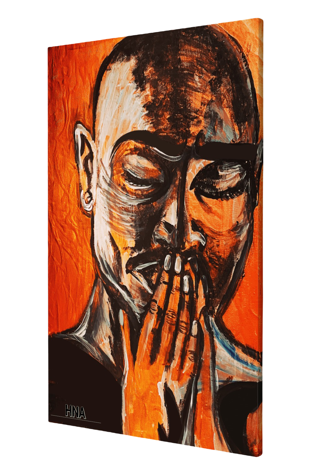 "Pac's Prayer" Canvas Art