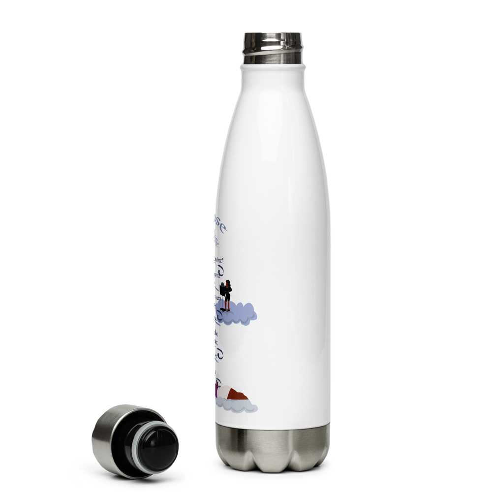 "House Rules" Stainless Steel Water Bottle